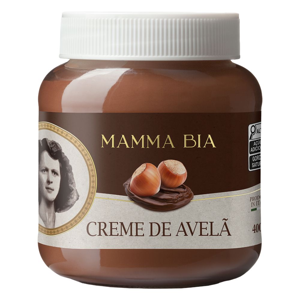 Creme Italiano de Avelã Mamma Bia 400g