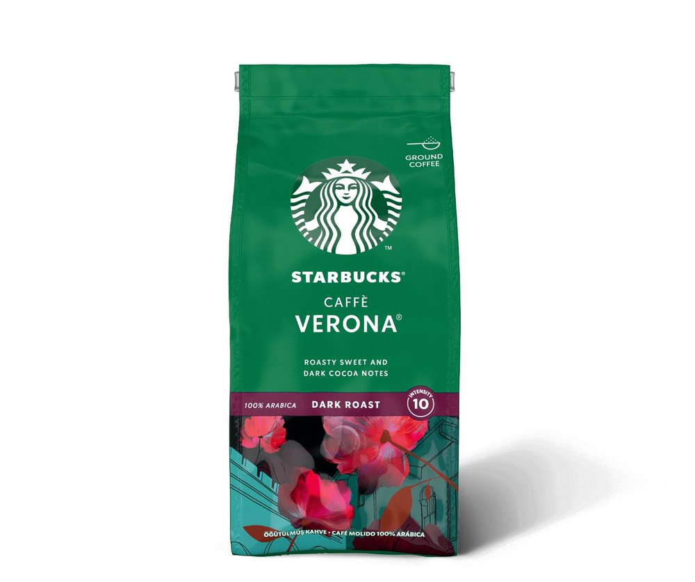 Café Torrado E Moído Starbucks Caffè Verona Torra Escura Sachê 250g