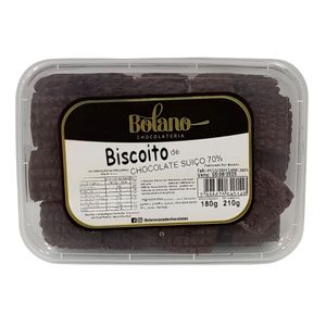 Biscoito de Chocolate Suíço 70% Bolano Chocolateria 180g
