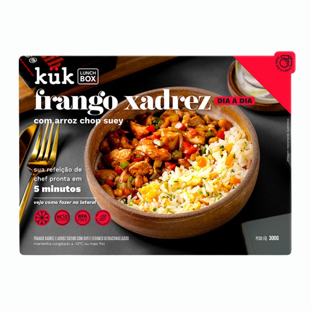 Frango Xadrez com Arroz Chop Suey Kük 300g