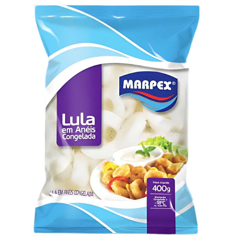 Lula em Anéis Congelada Marpex 400g