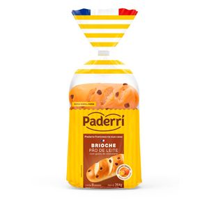 Pão de Leite Gotas De Chocolate Paderrí 264g