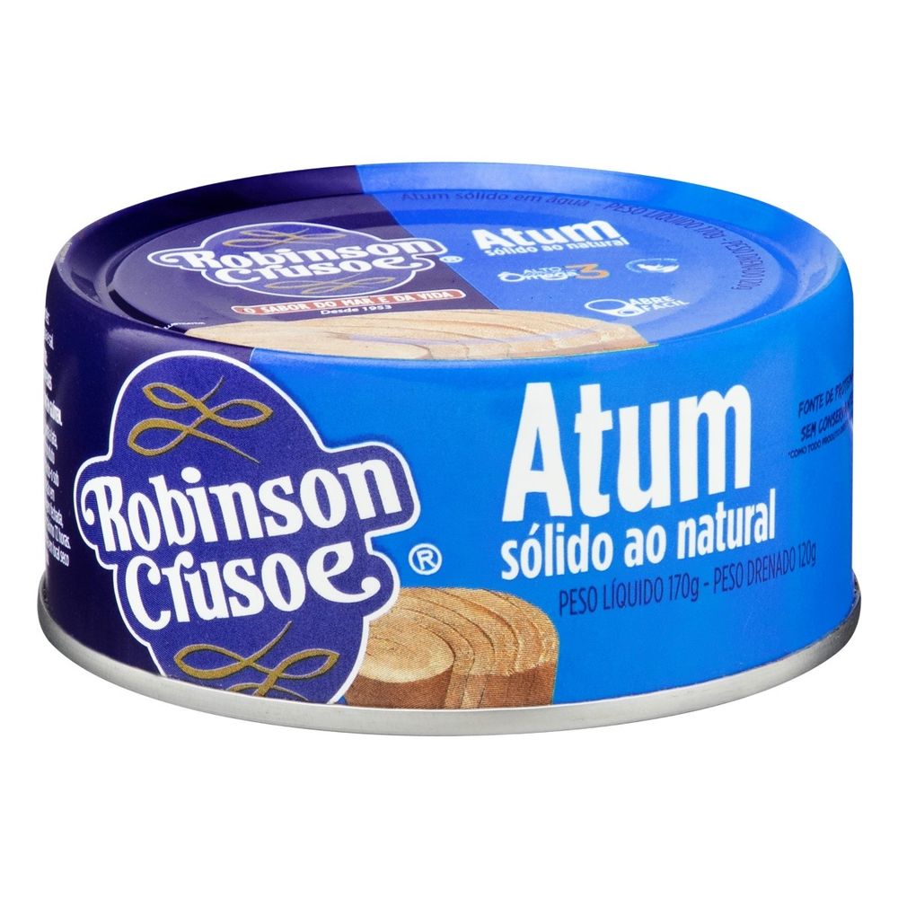 Atum Sólido ao Natural Robinson Crusoe 170g