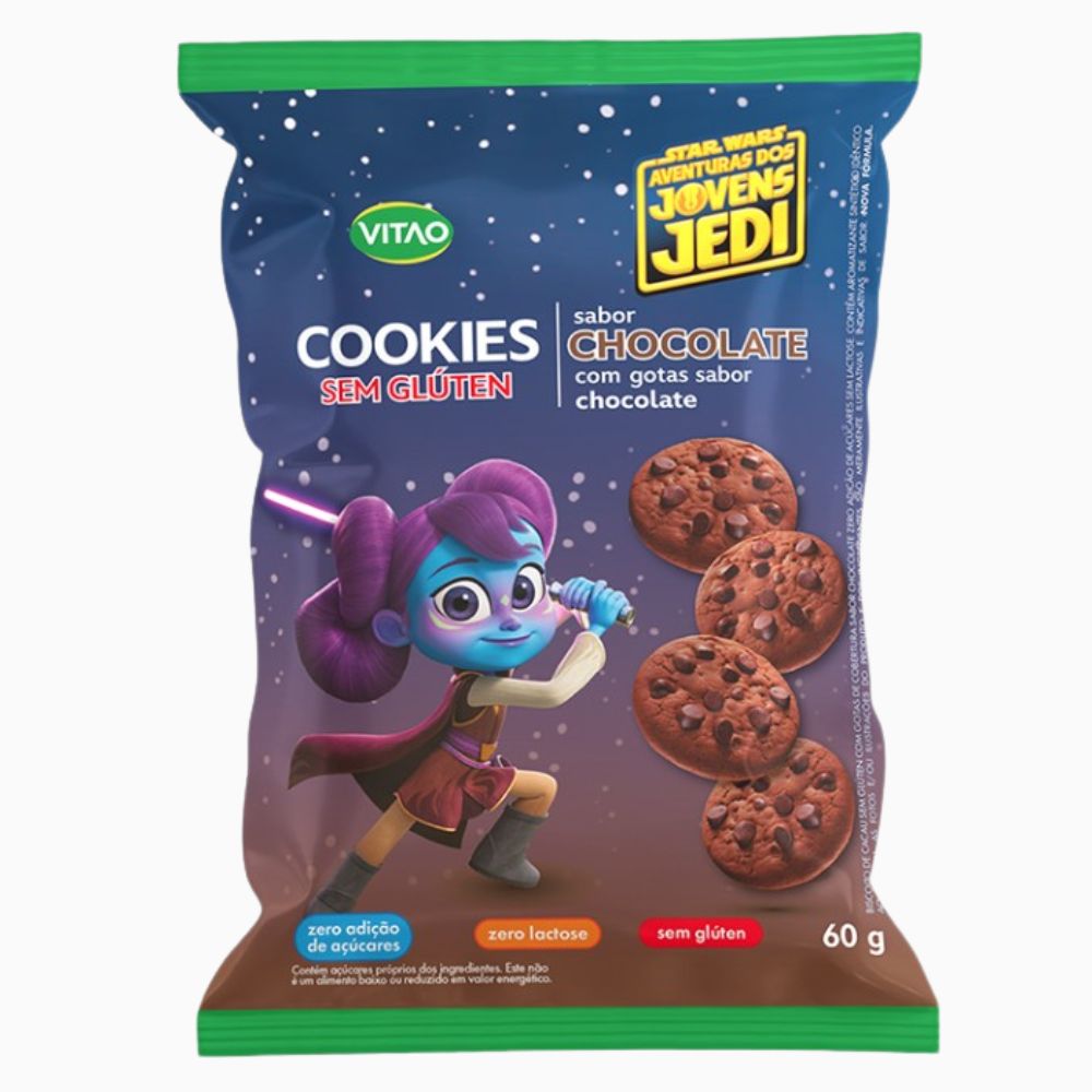 Cookies Chocolate sem Glúten Disney Vitao 60g
