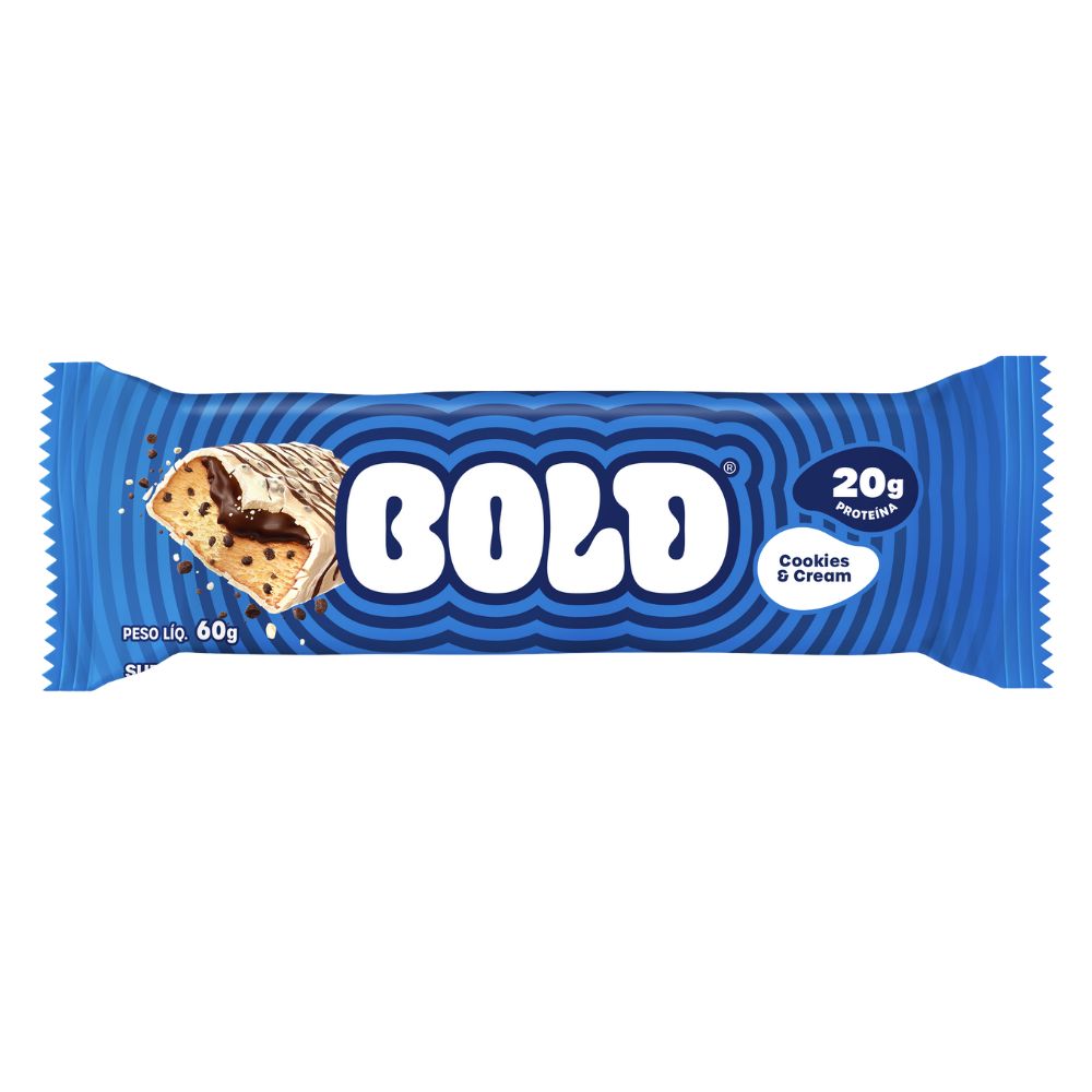 Barra de Proteína BOLD Cookies & Cream 60g