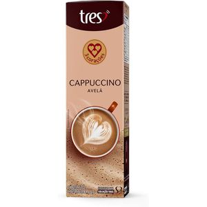Cappuccino em Cápsula Avelã 3 Corações 10 Unidades de 11g