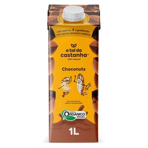 Bebida à Base de Castanha-de-Caju e Cacau Orgânica Choconuts A Tal da Castanha Caixa 1L