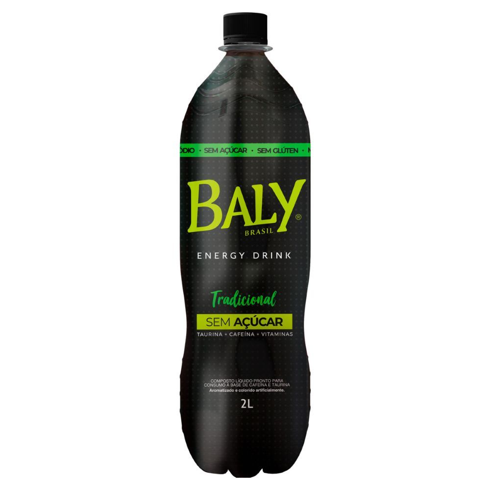 Energético Tradicional Zero Açúcar Baly Garrafa 2L