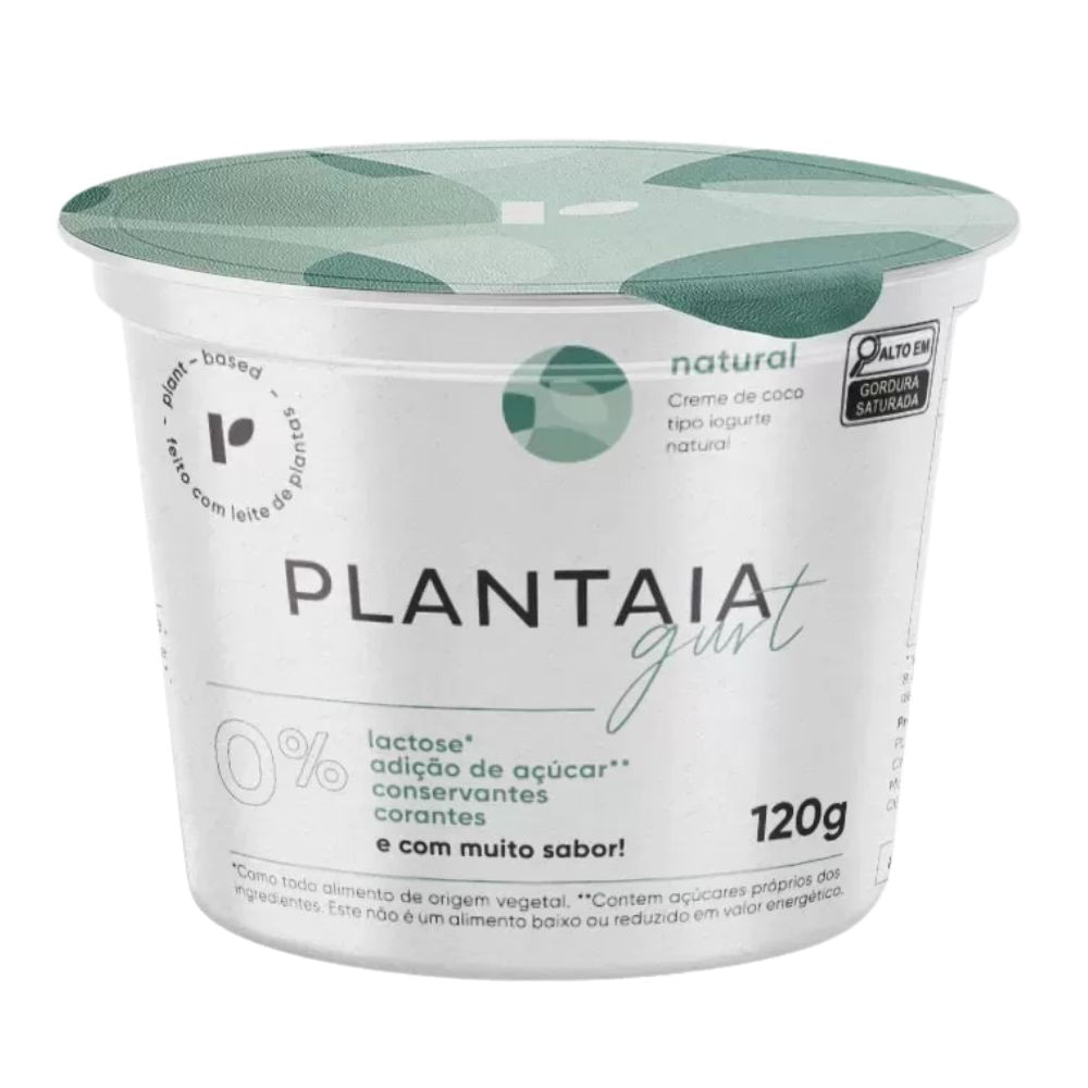 Iogurte Plantaia Natural 120g