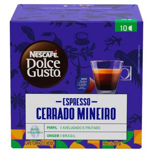 Café em Cápsula Espresso Cerrado Mineiro Nescafé Dolce Gusto Caixa com 10 Unidades