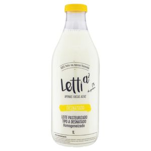 Leite Pasteurizado Desnatado Tipo A Letti a² Garrafa 1L