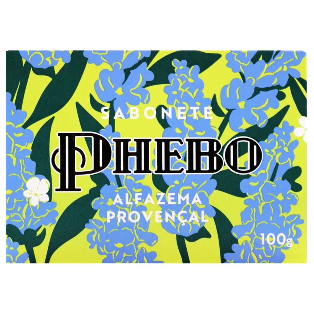 Sabonete em Barra Cremoso Alfazema Provençal Phebo Caixa 100g