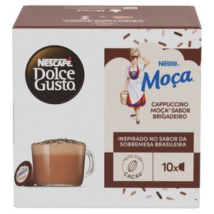 Cappuccino em Cápsula Brigadeiro Moça Dolce Gusto Caixa com 10 Unidades