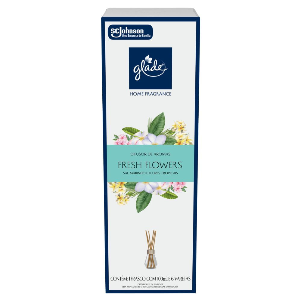 Difusor de Aromas Glade Home Fresh Flowers 100ml