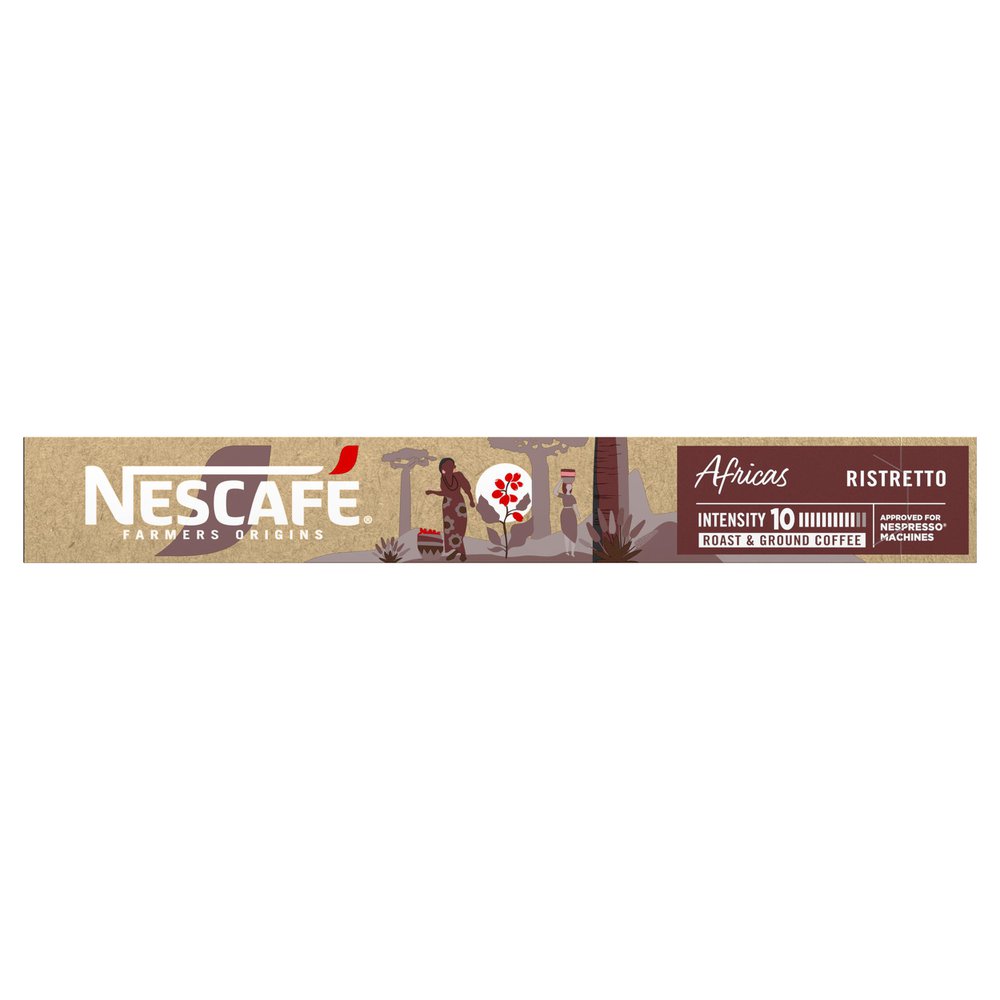 Café Nescafé Farmer Origins Africas 10 Cápsulas 55g