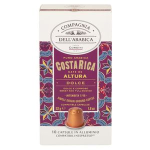 Café em Cápsula Compagnia Dell'Arabica Costa Rica 10 unidades 52g