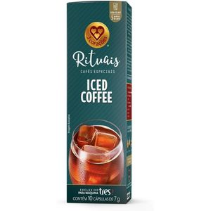 Café em Cápsula Iced Coffee 3 Corações Rituais Caixa 10 Unidades