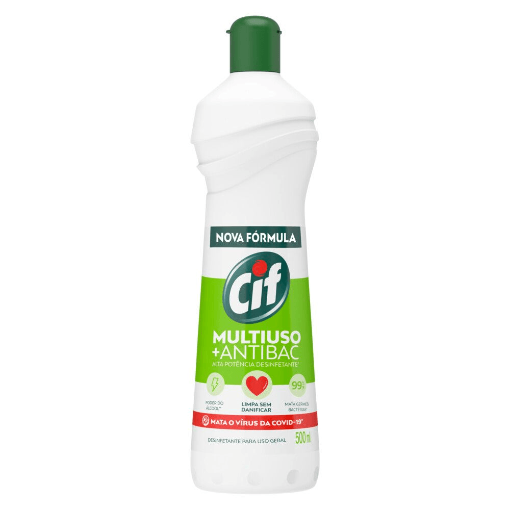 Limpador Multiuso + Antibac CIF 500ml