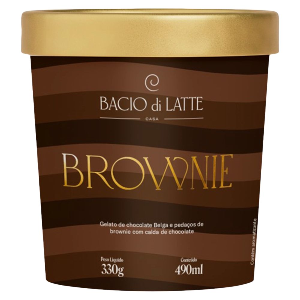 Gelato Brownie Bacio di Latte Pote 490ml