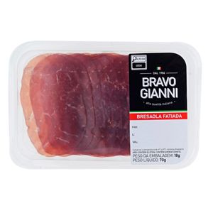 Bresaola Fatiada Bravo Gianni 70g