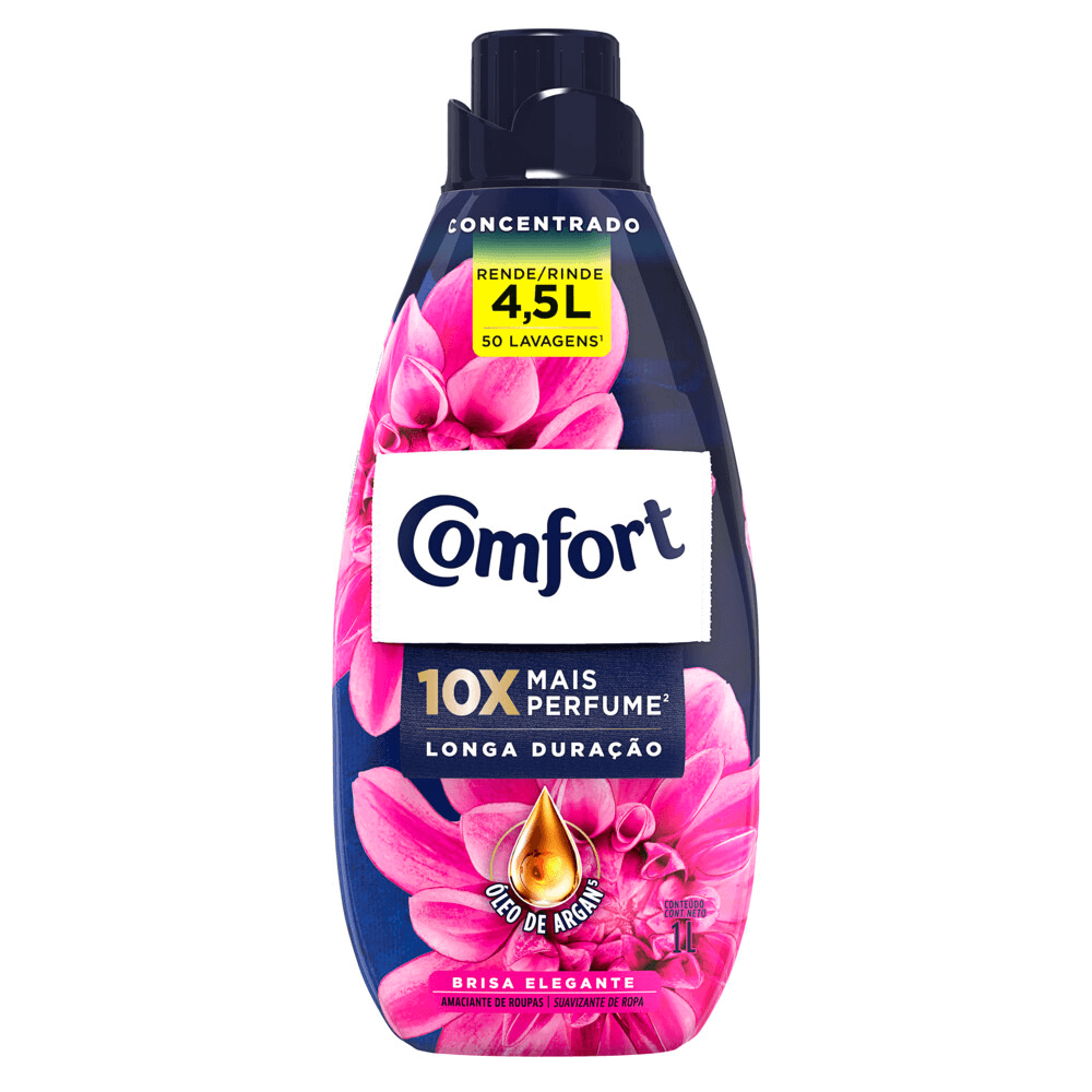 Amaciante de Roupa Concentrado Brisa Elegante Comfort Frasco 1L