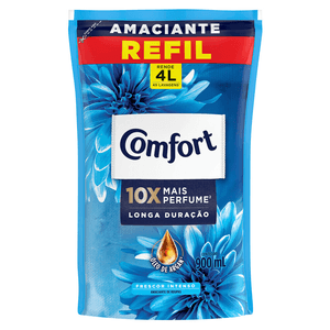 Amaciante de Roupa Concentrado Frescor Intenso Comfort Sachê 900ml