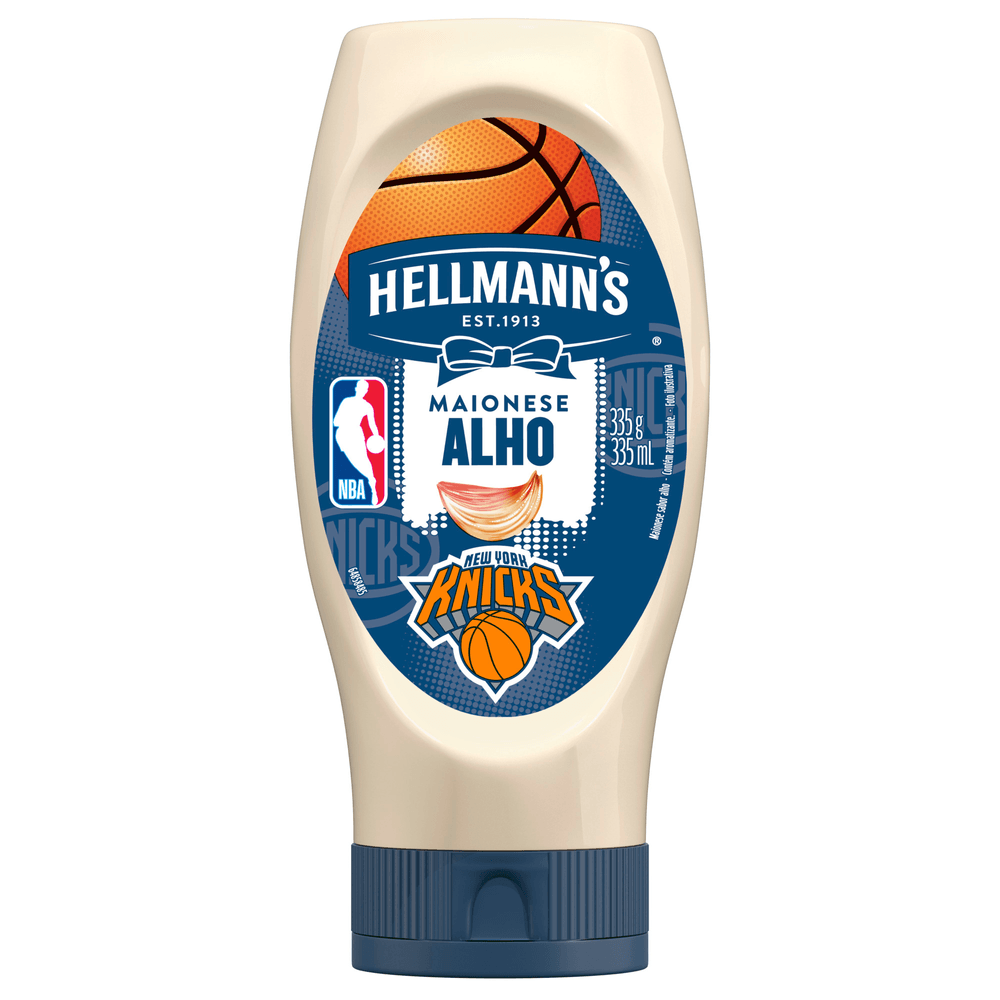 Maionese Alho Hellmann's Squeeze 335g