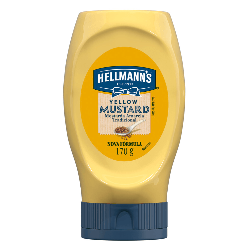 Mostarda Amarela Tradicional Hellmanns 170g