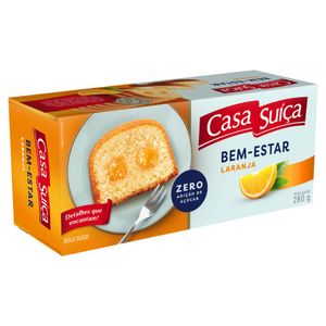 Bolo Casa Suiça Zero Laranja 280g