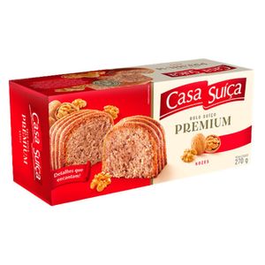 Bolo Casa Suiça Nozes 270g