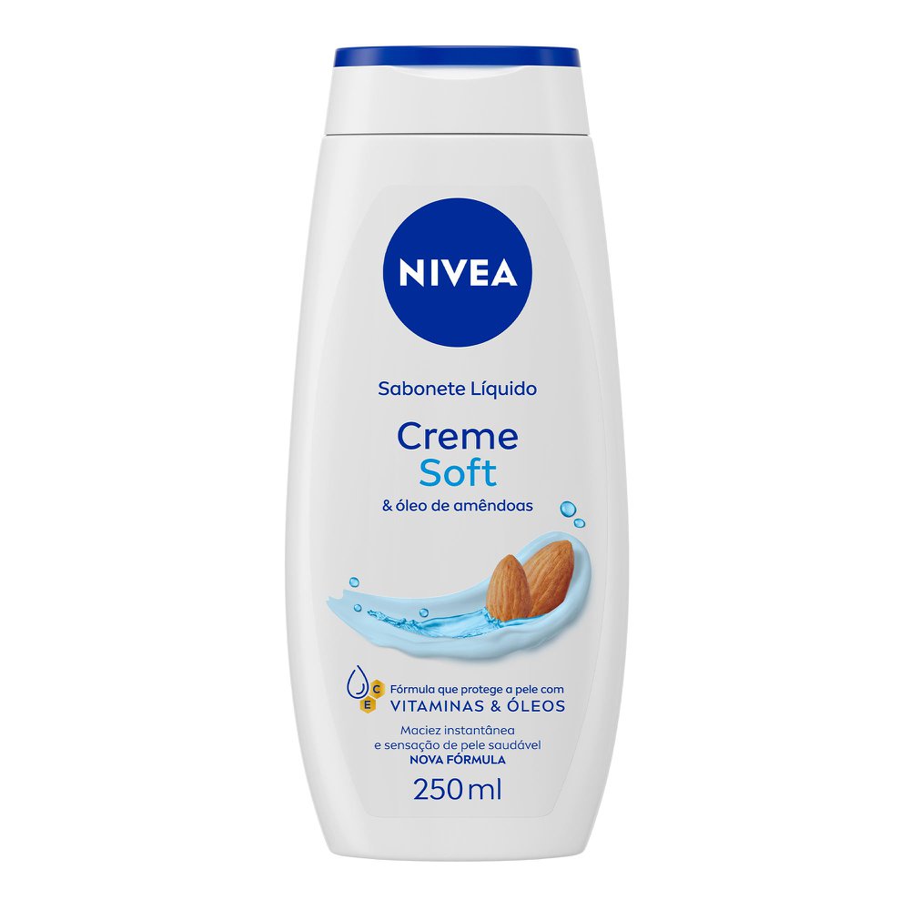 Sabonete Líquido Suave Nivea Creme Soft 250ml
