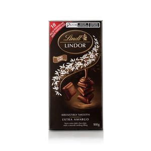 Chocolate Lindt Lindor Singles 60% Dark 100g com 18 unidades