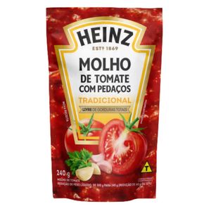 Molho de Tomate Tradicional Heinz Sachê 240g