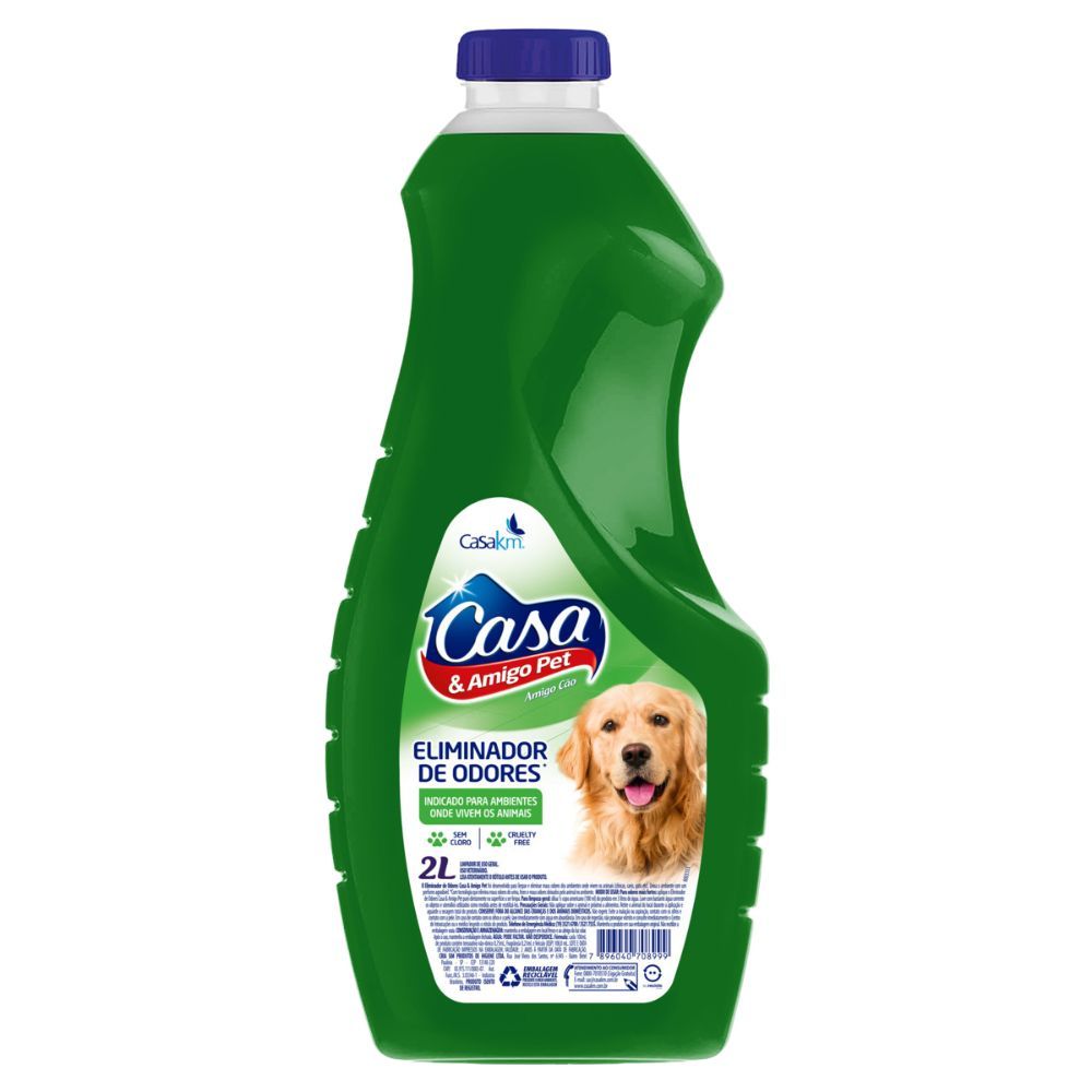 Eliminador de Odores Amigo Cão Casa & Amigo Pet Frasco 2L