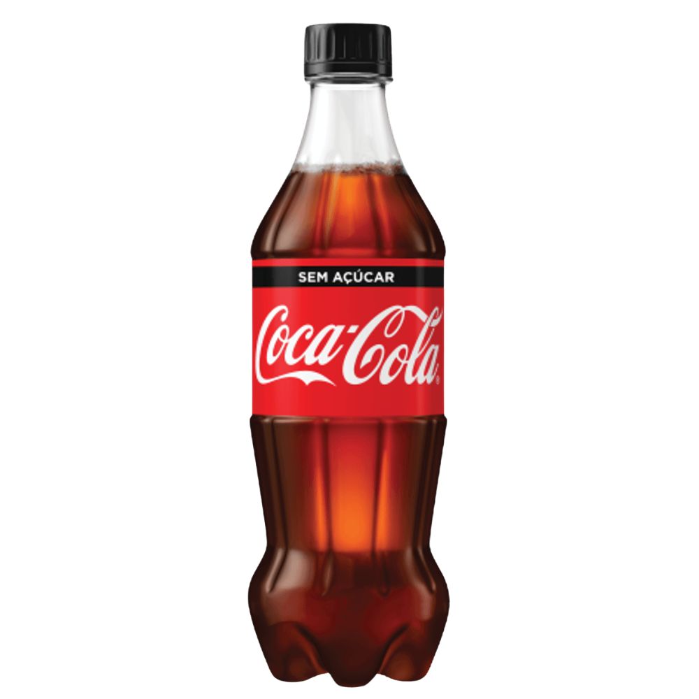 Refrigerante Coca-Cola sem Açúcar Garrafa 600ml
