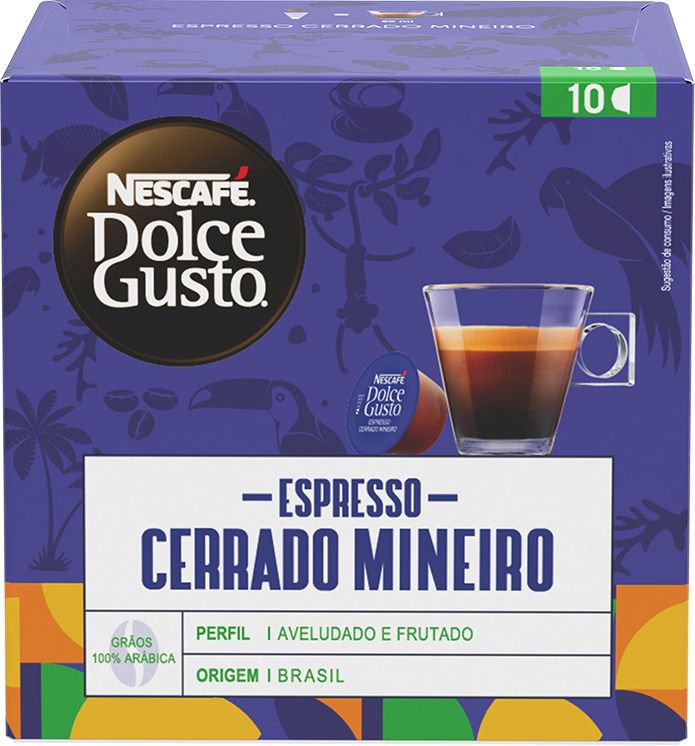 Café em Cápsula Espresso Cerrado Mineiro Nescafé Dolce Gusto Caixa com 10 Unidades