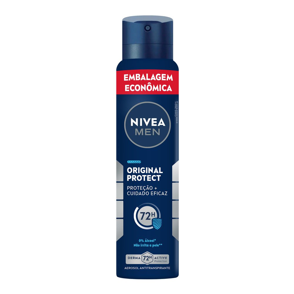 Antitranspirante Aerossol Original Protect Nivea Men 200ml Embalagem Econômica