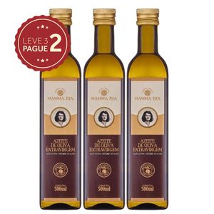 Azeite de Oliva Italiano Mamma Bia Extra Virgem 0,5% 500ml KIT PRONTO