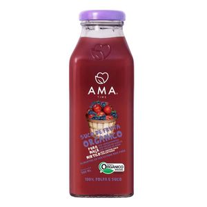 Suco de Maçã e Mirtilo Orgânico 100% Puro AMA 300ml