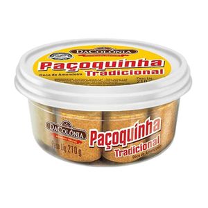 Paçoquinha Tradicional DaColônia Pote 210g