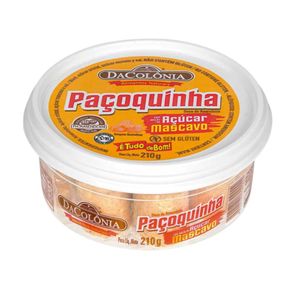 Paçoquinha com Açúcar Mascavo DaColônia 210g