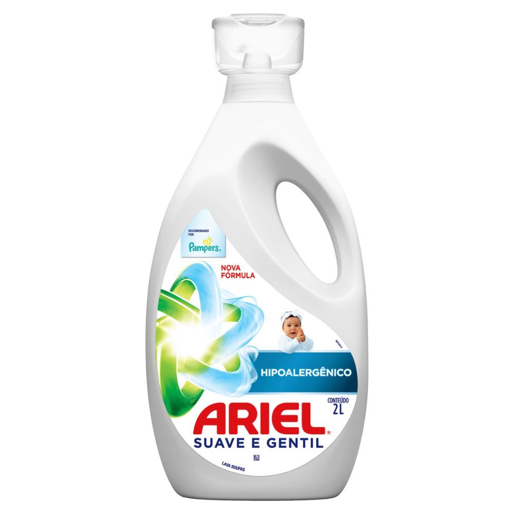 Lava-Roupas Líquido Suave e Gentil Ariel 2L