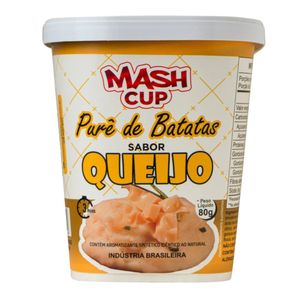 Purê de Batatas Instantâneo Mash Cup Queijo 80g
