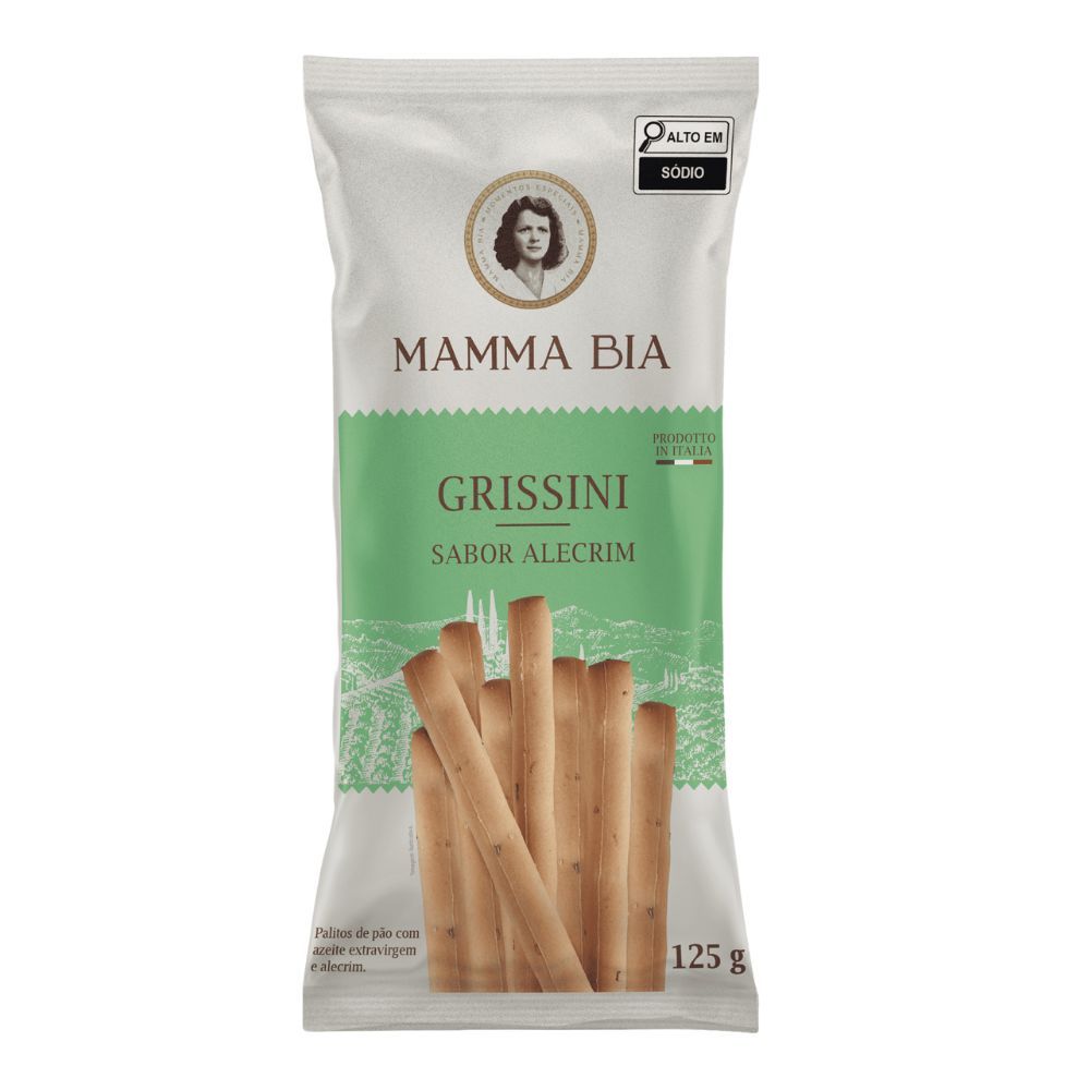 Grissini Italiano Mamma Bia Alecrim 125g