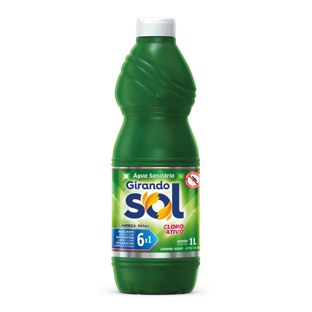Água Sanitária 6 em 1 Girando Sol 1L