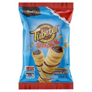 Rolinhos de Wafer Tubetes Snack Recheio Creme de Chocolate Barion 44g