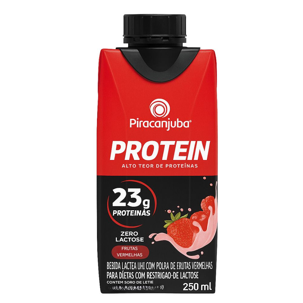 Piracanjuba ProForce 23g de Proteínas Sabor Frutas Vermelhas 250ml