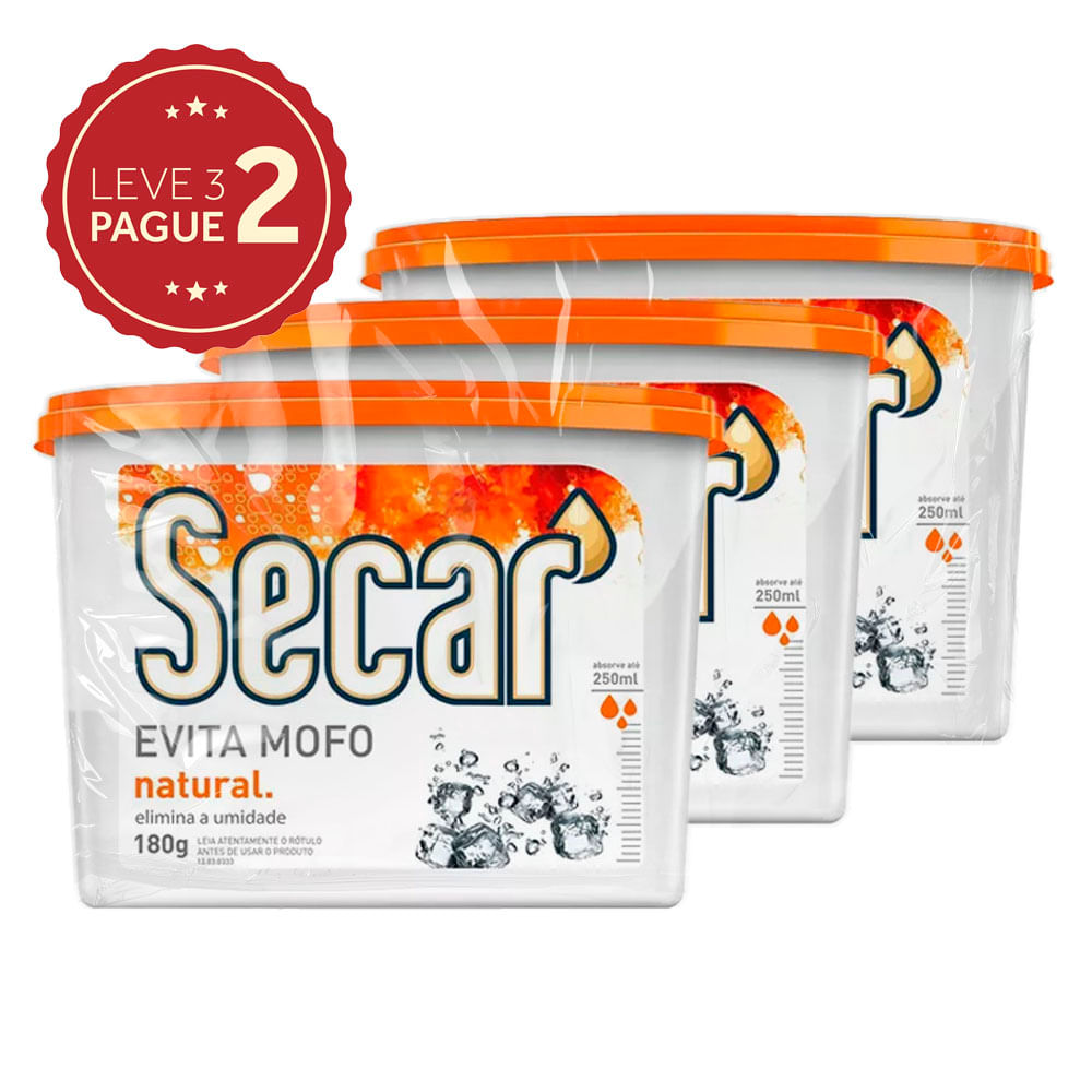 Evita Mofo Secar Natural 180g Leve 3 Pague 2 KIT PRONTO