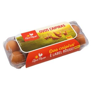 Ovos Caipira Label Rouge 10 Unidades