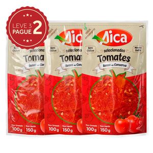 Tomate Seco Aica Sachê 100g Leve 3 Pague 2 KIT PRONTO